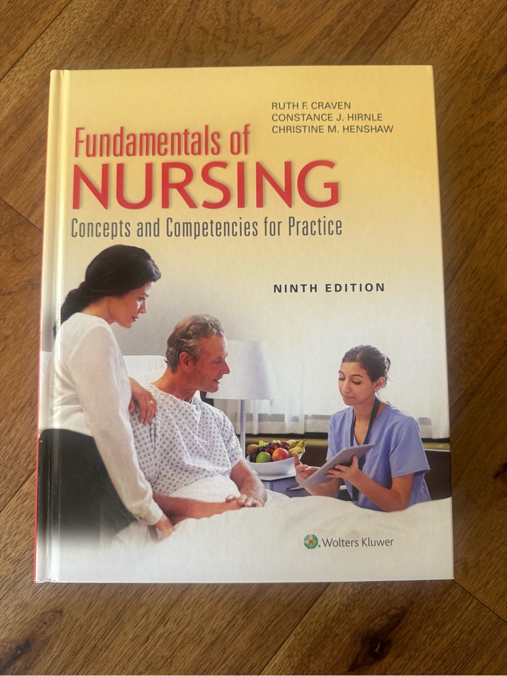 Fundamentals of Nursing Ninth Edition - Cream/Red Cover